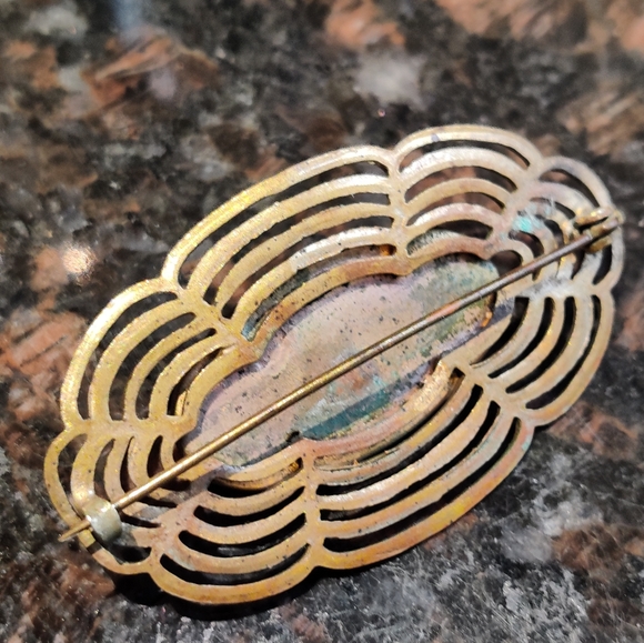 Antique Cairngorm Brooch - Picture 9 of 12